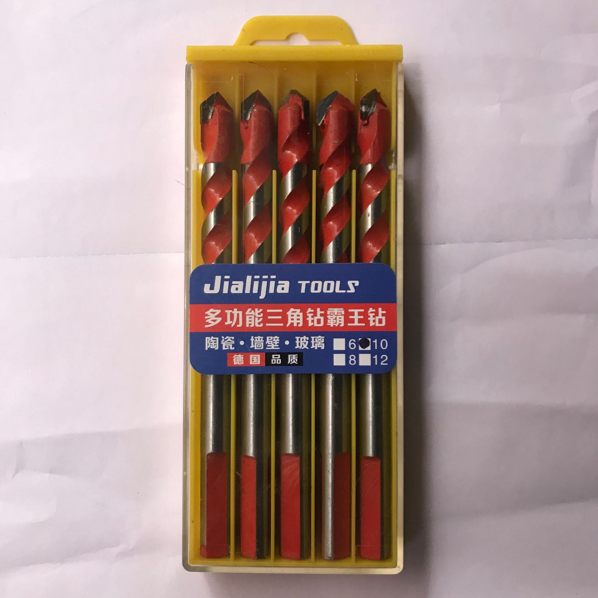 Source manufacturers alloy drill triangle drill ceramic glass wall overlord drill German four-blade cross drill