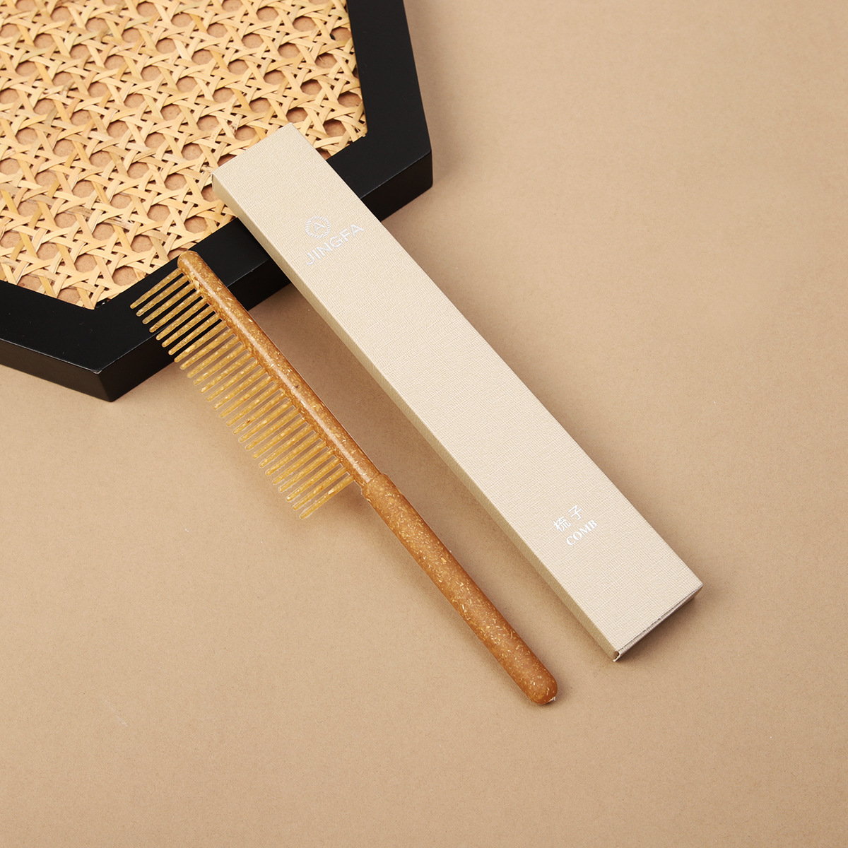 Hotel desechable cepillo de dientes de dientes de cabello suave conjunto de artículos de higiene beige caja de tarjetas estrella residencial hotel al por mayor