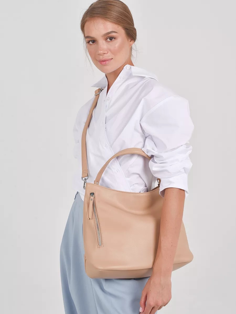 Women's Shoulder Bag Large Capacity Versatile Bucket Bag Classic_voghion.com