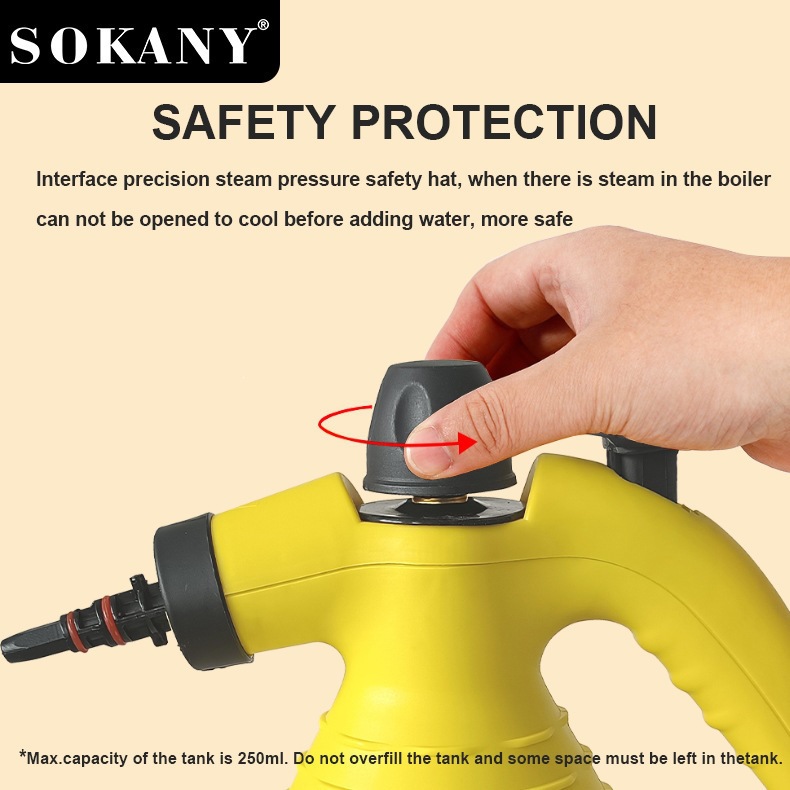 Cross-Border 13061 High-Temperature and High-Pressure Handheld Steam Cleaner Multifunctional Kitchen Household Cleaning Machine