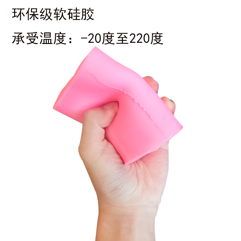 Biye vertical dedo medio gesto dedo forma vela Comercio exterior al por mayor creativo divertido tijeras Biye mano aromaterapia vela