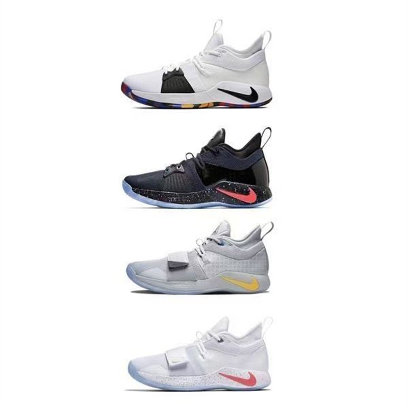 Pg2 Paul George Basketball Shoes Pg2 Student Practical Shock-Absorbing Air Cushion Wear-Resistant Men's and Women's Top-Level Practical Sports Shoes