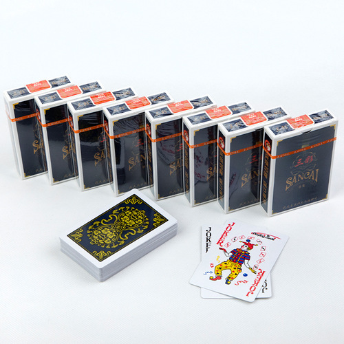 Tri-color 902 Playing Cards, Recreational Playing Cards, Thick and Hard Paper Cards, Game Prop, Table Cards, Factory Wholesale