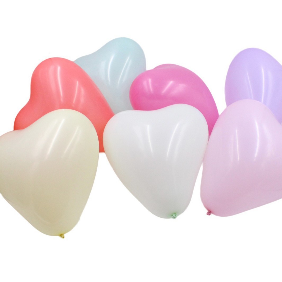 2.2g Matt Macaron Love Balloon Heart Balloon Impresión Decoración de la casa de boda Set de globos de boda