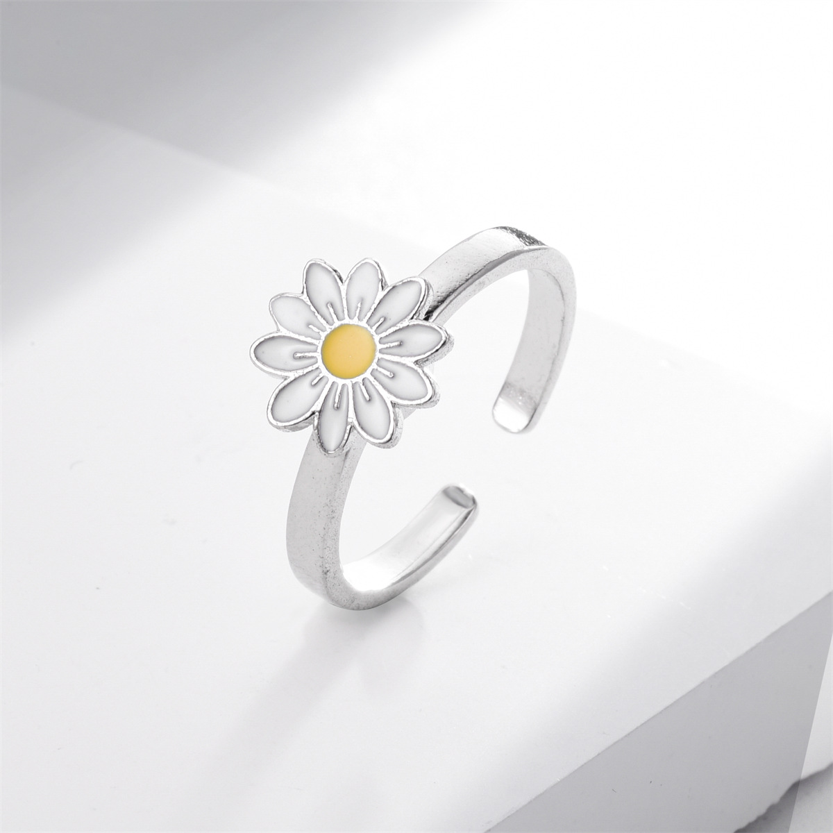 Lady Star Moon Stainless Steel Plating Open Ring 1 Piece