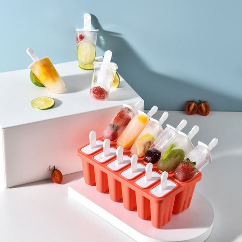 6 sets of ice molds creative household silicone ice tray summer diy homemade ice cream mold artifact children's ice cube ice box