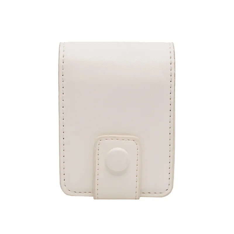 Mini sobre rojo pequeño mensajero portátil retoque de maquillaje portátil con espejo pequeño lápiz labial en polvo bolsa de almacenamiento bolsa de cosméticos