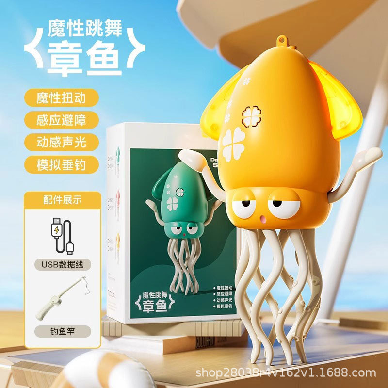 Juguetes de pulpo bailarín de la naturaleza mágica Octopus niños eléctricos niños niños