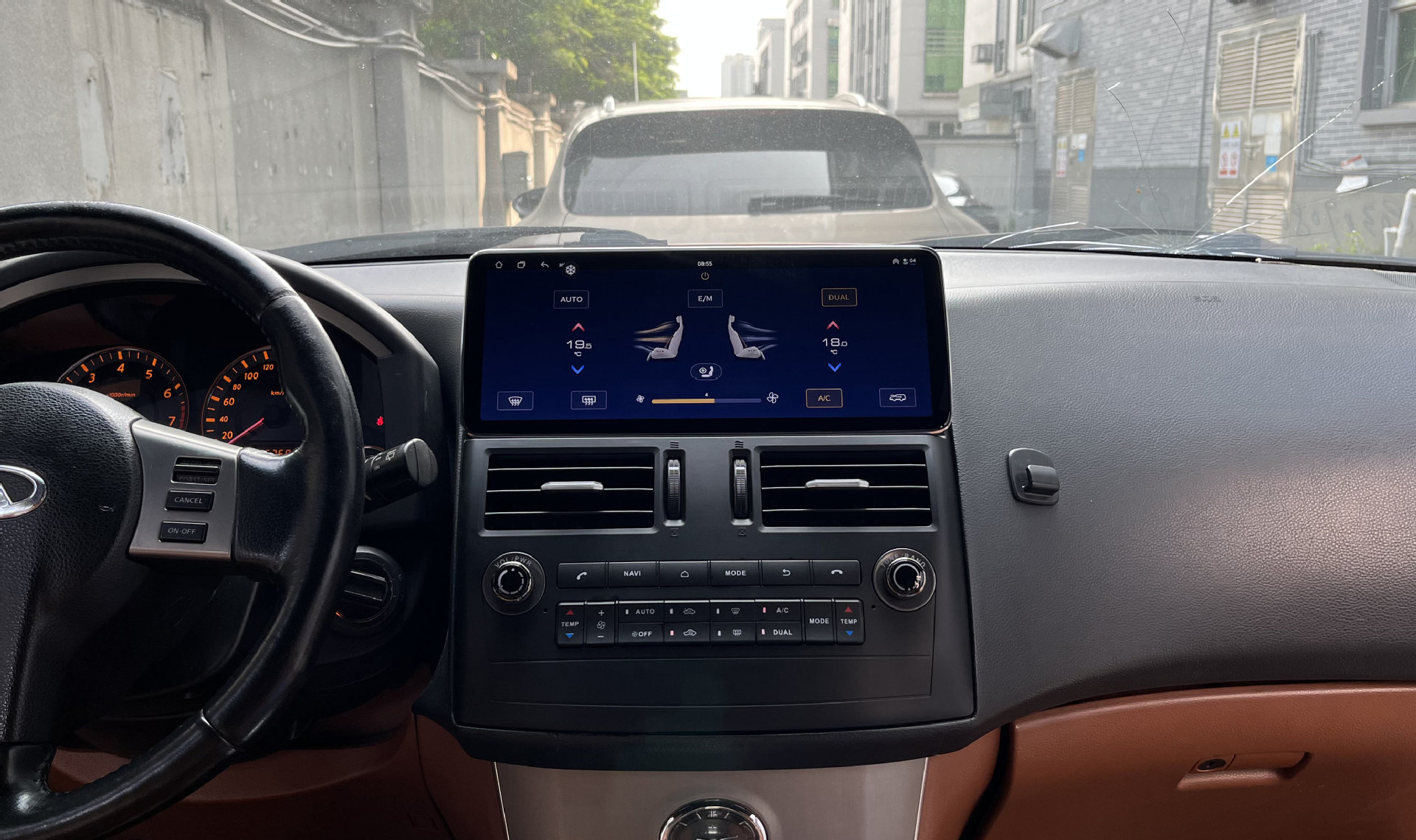 Suitable for Infiniti FX35/FX45 2007-2008 models: LCD instrument cluster, central control, smart in-car navigation screen, and car entertainment system