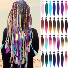 Ezお下げ低温糸かつらはふわふわして柔らかいeasy braidアフリカの汚れたお下げ欧米のかつら