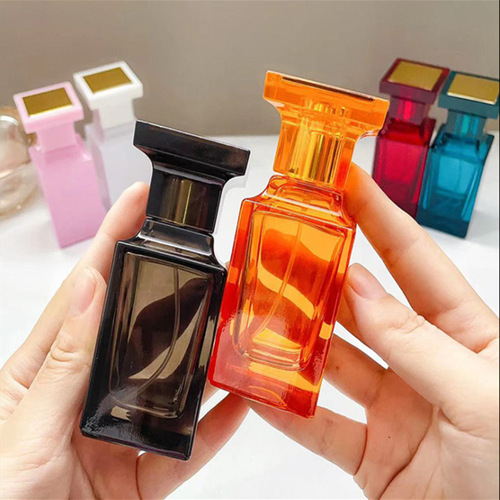 50ml High-end Glass Fragrance Atomizer Bottle Perfume Essence Fine Spray Bottle Full Color Glass Empty Bottle