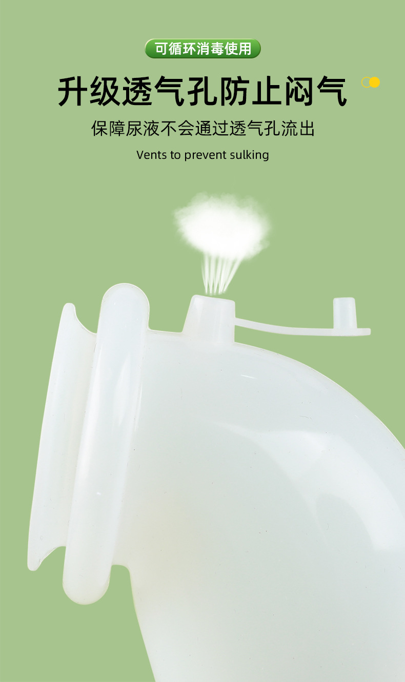 Urinal for the Elderly, Male Bedridden Urinary Catheter, Urine Collection Bag, Female Elderly Paralyzed Urine Bag, Car Emergency Urine Bag