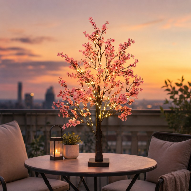 Luces LED transfronterizas para árboles de arce, luces para árboles de abedul, luces para árboles de Navidad con forma de huevo, luces decorativas para habitaciones, luces para árboles artificiales.