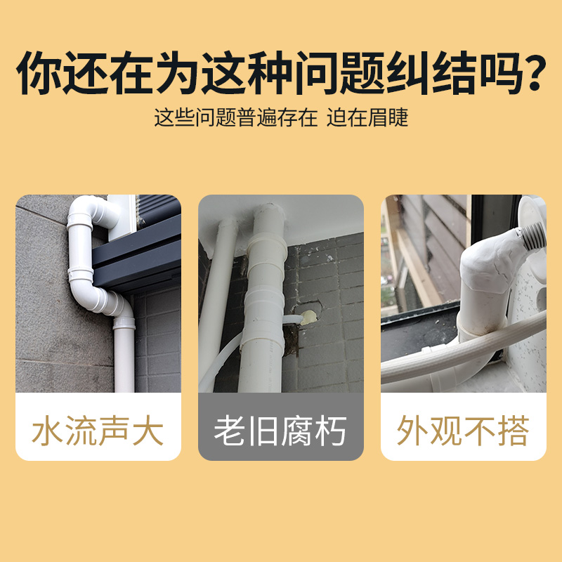 W6RT水管保温棉管套防冻保护套保暖材料暖气管空调管道遮挡装饰包