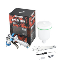 Manufacturer TV-800 automotive topcoat varnish paint spray gun high and wide atomized HVLP paint-saving pneumatic spray gun