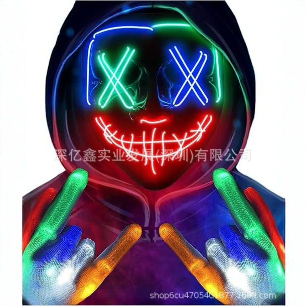 Gloves, mask, set, (Cross-border trading), halloween