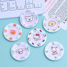 可爱小狗盘子系列diy饰品配件创意洞洞鞋扣材料奶油胶树脂小配件