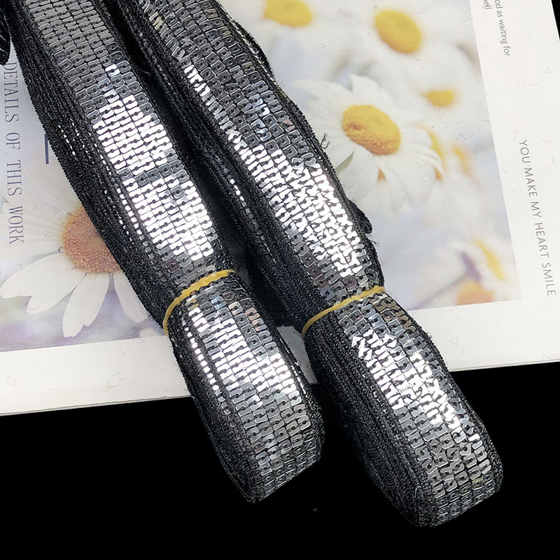 Черное серебро*2,5 см, 5 рядов