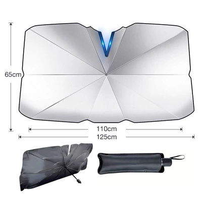 portable parking car inner – Sun shade - open-sunshade-classic-titanium-silver-small-size-full-inspection-of-grade-a-products