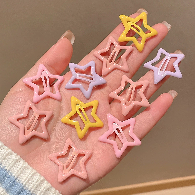 Шпилька (звезда) Star Dopamine 2025 женские зажимы в форме звезды, наборы разноцветные, маленький размер