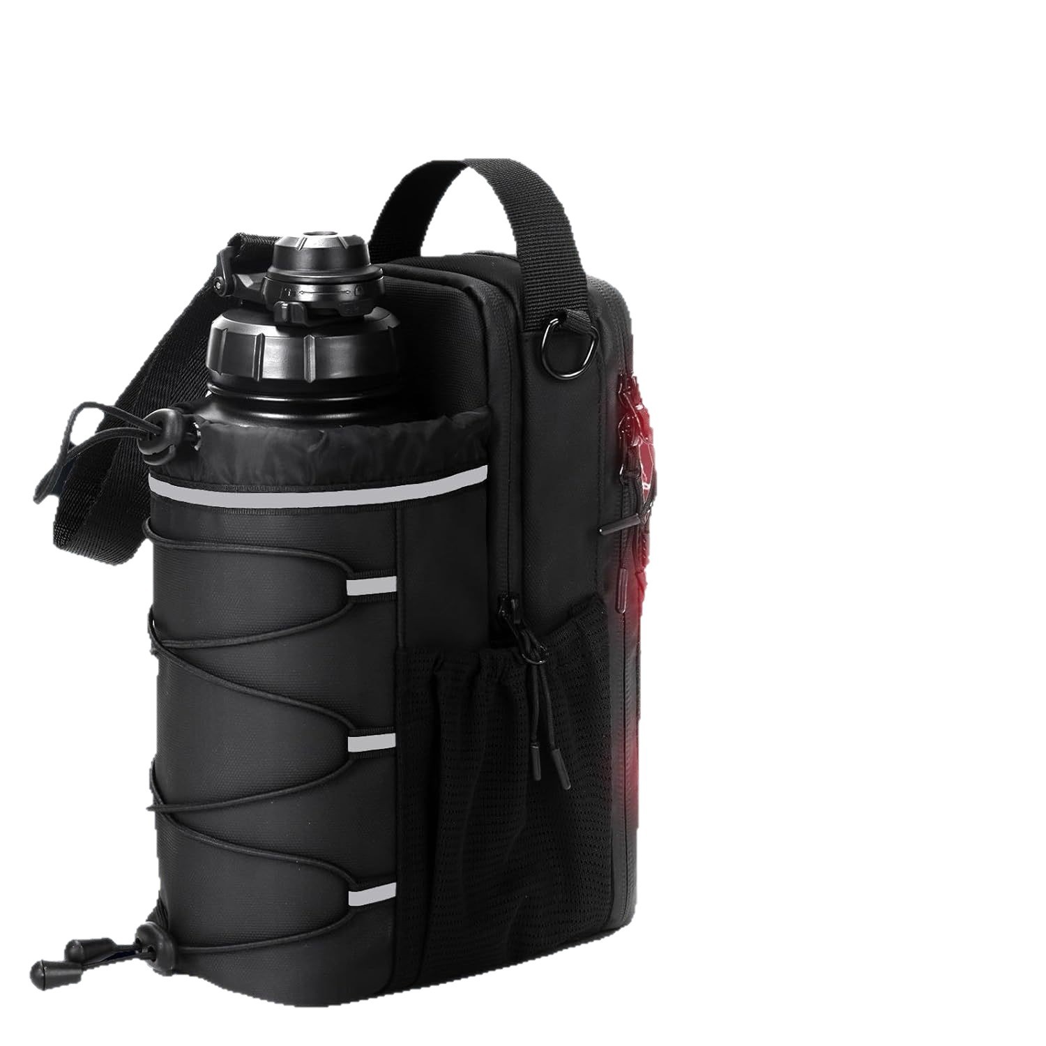 Bolsa deportiva magnética para botella de agua de Amazon, bolsa cruzada para teléfono y vaso de agua para deportes al aire libre, bolsa deportiva en stock.