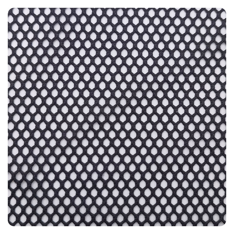 低弹六角网 全涤纶包装箱包里布 办公桌座椅网布厂家批发