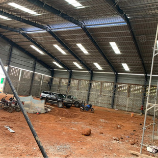 Manufacturers Custom Sell Steel Structure Plant Processing Steel Structure Workshop Warehouse Good Lighting Steel Structure Hous