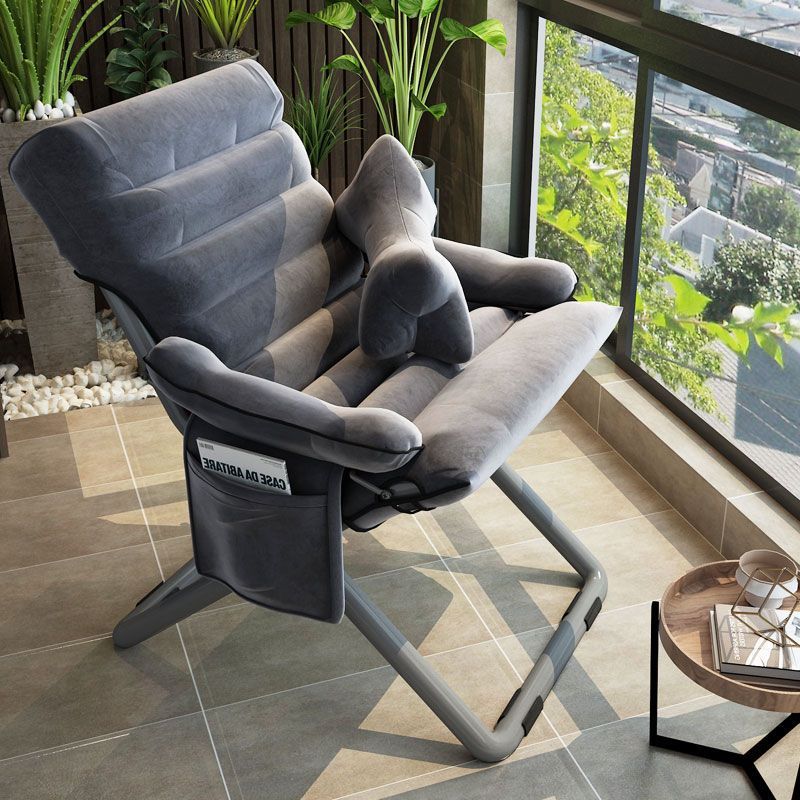 Lazy sofa for home balcony small sofa for college dormitory computer chair foldable chair comfortable bedroom adjustable recliner chair