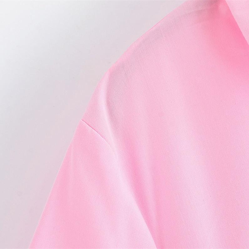 Women's Stylish Elegant Poplin Dress Summer New Arrival Short Sleeved Tie Waist Fashionable Clothing_ecoleips.com