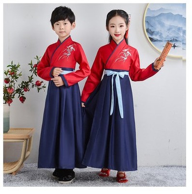 빨간색 스트레이트 소매