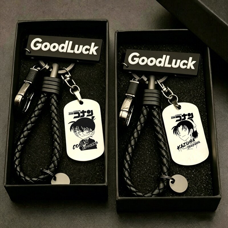 Decorative Titanium Jewelry Keychain South Army Faw Maruti Land Cruiser Brand Detective Steel Maruti Decoration New High-End