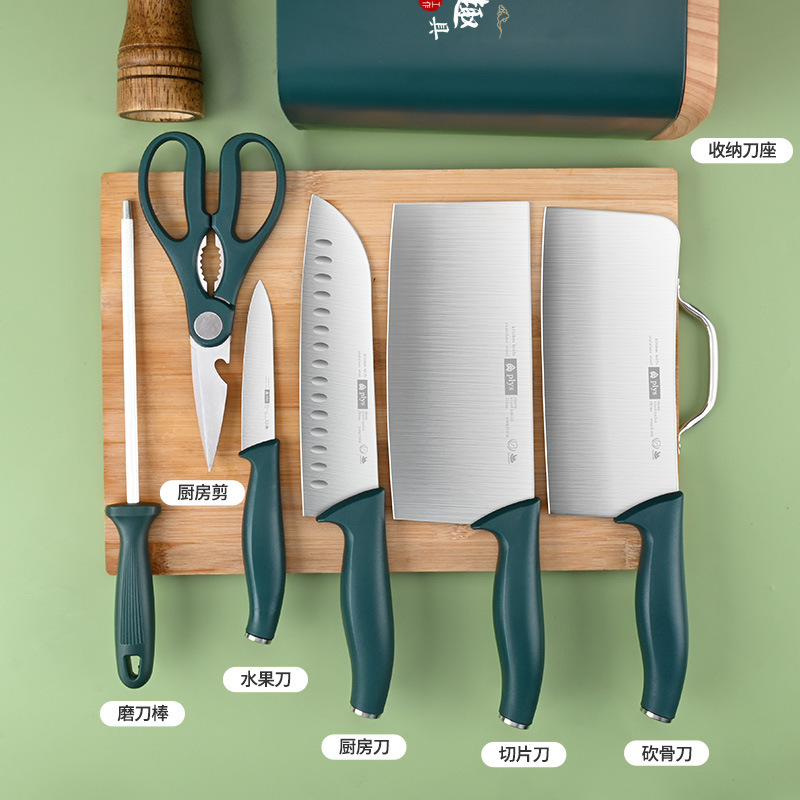 Cuchillo de cocina de acero inoxidable duradero para dormitorios, cuchillo de corte afilado para hogares, cuchillo de corte rápido para cocineros de cocina