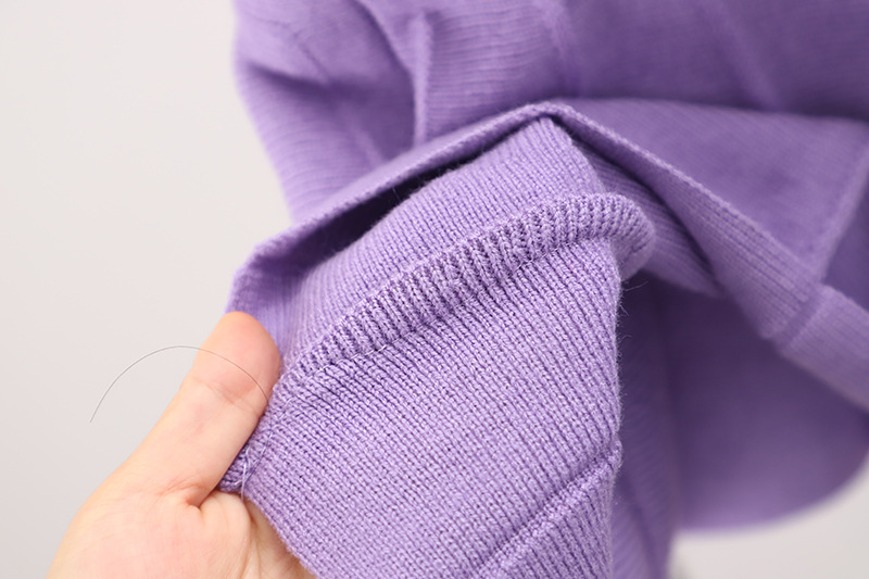 New Autumn Knitted Set Girl's Cute Hooked Flower Woolen Dress Warm cardigan pleated skirt_voghion.com