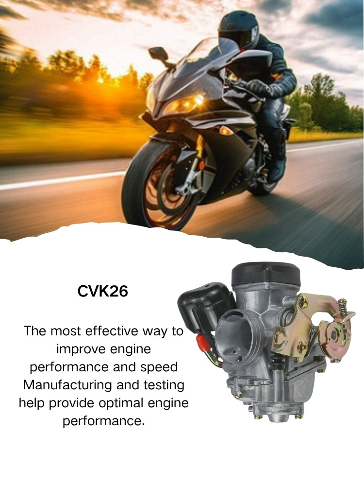 Carburetor Cvk125Cc Cvk26 Piaggio Aprilia Scrabble Gy6 100-250Cc