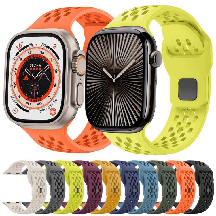 xDfind Mesh Buckle Silicone Bracelet para Apple Watch 42mm / 41mm / 40mm / 38mm / Ap