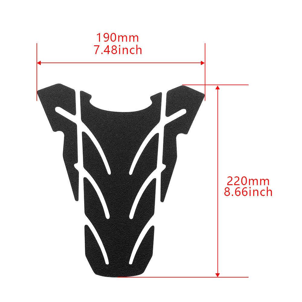 Aplicable a Honda Kawasaki Suzuki Yamaha universal pegatinas de hueso de pescado almohadilla de protección pegatinas accesorios universales de motocicleta