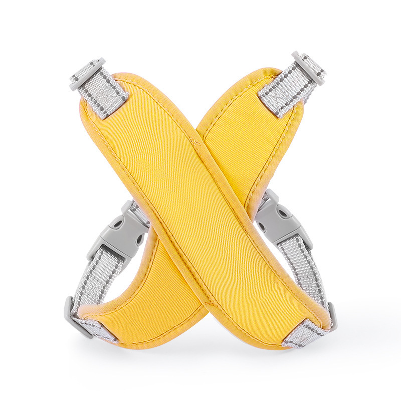 Nueva correa de perro Estilo Chaleco pequeño perro ajustable anti-rotura correa de pecho reflectante correa de perro Cadena de perro