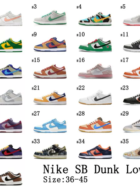 Pure original Dunk SB low-top sneakers with soft leather uppers, versatile and lightweight sports shoes, casual shoes, best-selling across borders