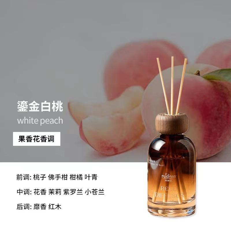 芮蒂森160ml现货棕色瓶无火香薰酒店室内空气清新除臭藤条香薰|undefined