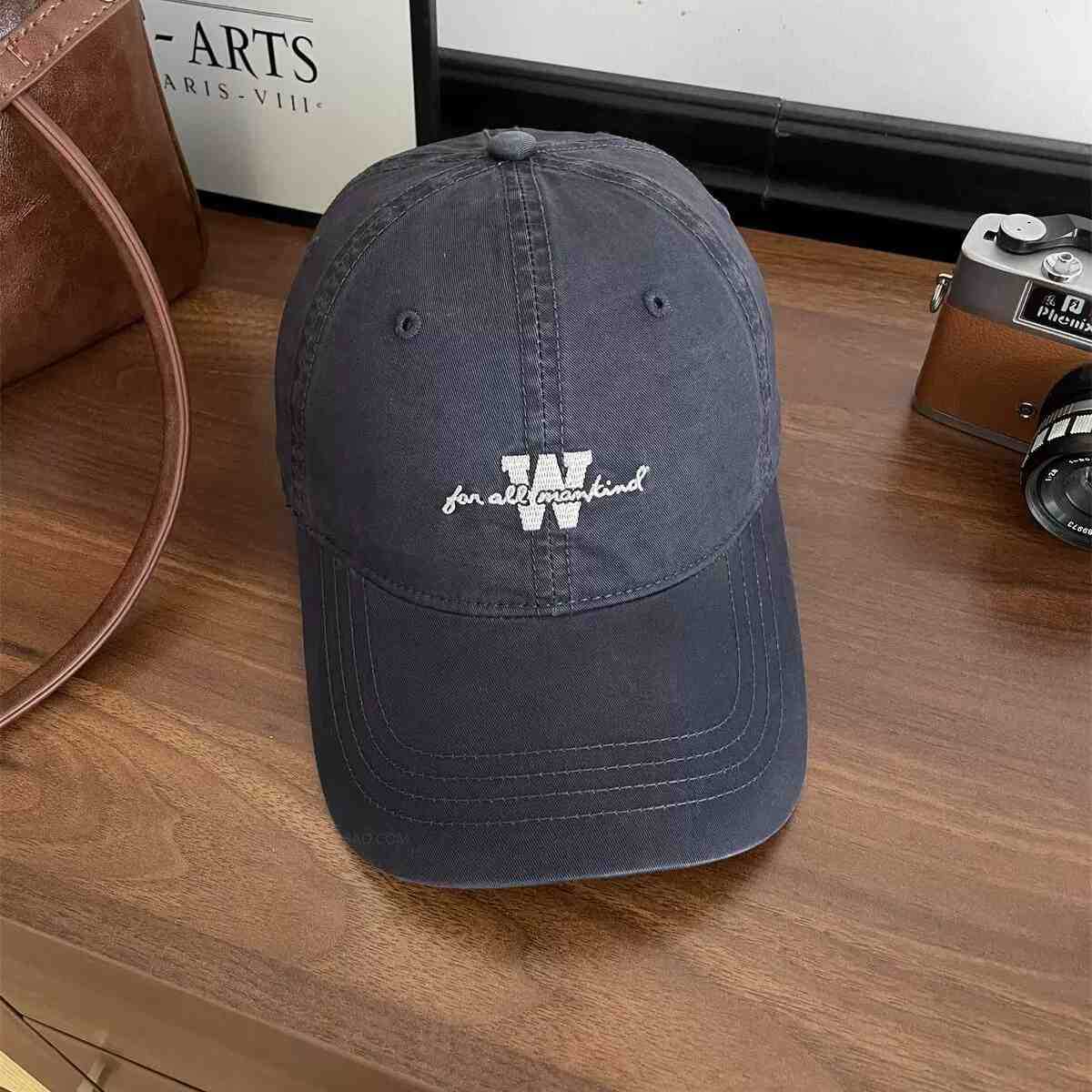 Primavera y verano letras estadounidenses bordadas gorra de béisbol de algodón lavado con agua para mujeres gorra de boca profunda gorra de pato para hombres gorra de moda