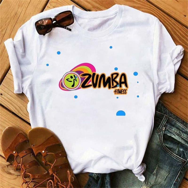 2022外国貿易zumbaプリント半袖tシャツ女装上着