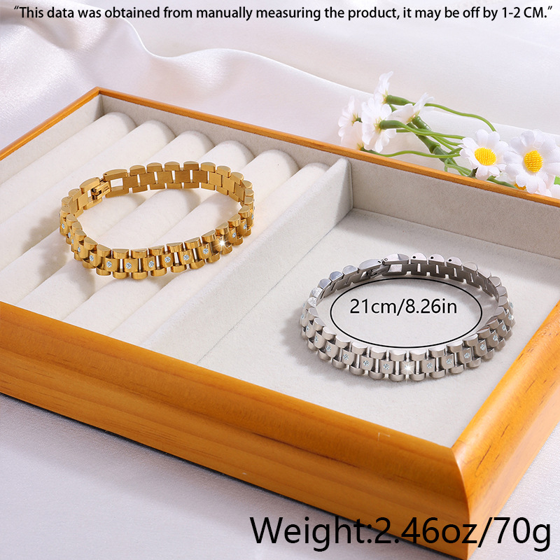 Pulsera de acero de titanio, estilo europeo y americano, ligera y lujosa, correa de reloj para hombre, pulsera de alta gama, de precisión, muy vendida en el mercado internacional.