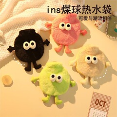 ぬいぐるみ水入り湯たんぽ、かわいい練炭ボール、厚みのある防爆冬用水入りハンドウォーマー、お腹を温める湯たんぽ、温湿布