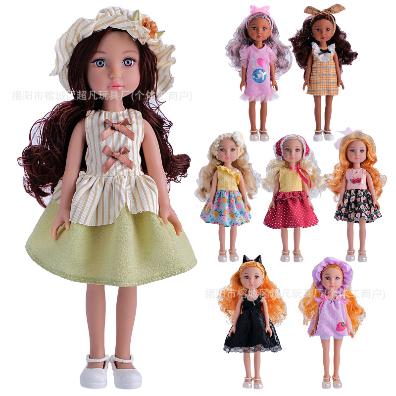 12-Inch 32cm American Girl Doll Simulation Princess Set Reborn Doll Vinyl Full Body Outfit DIY 12-Inch 32cm American Girl Doll Simulation Princess Set Reborn Doll Vinyl Full Body Outfit DIY