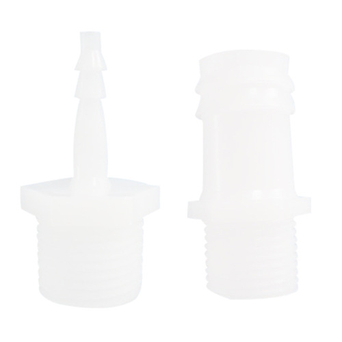 Plastic connector, plastic pagoda straight-through connector, 6-point external thread plastic pagoda connector, 4-point external thread pagoda head