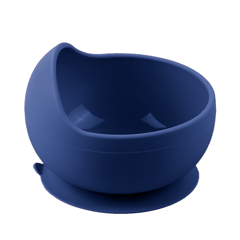 구형 실리콘 그릇 [다크 블루]