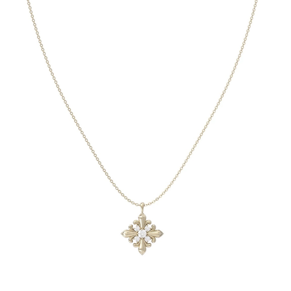 Three Horizontal Lines of Jewelry with the Same Design as the Iris Flower Chain, Light Titanium Gold, High-End Minimalist Clavicle Chain, Niche Design Necklace for Women