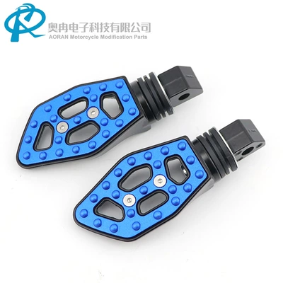 men's motorcycles, Motorcycle pedals - blue