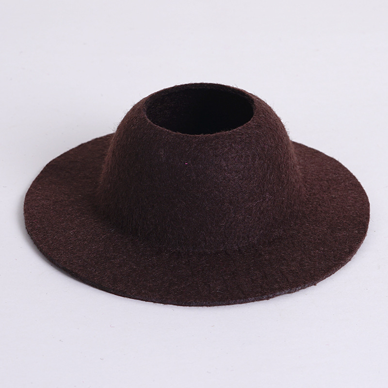 Labu nuevo sombrero de feltero abierto sombrero de cúpula sombrero accesorios de moda sombrero mini sombrero muñeca