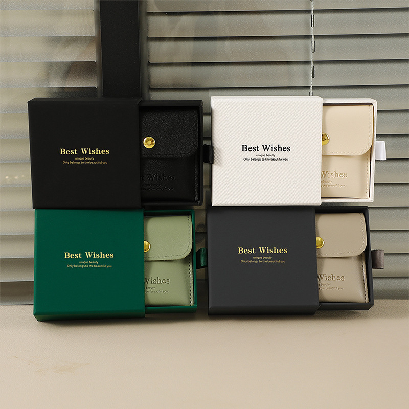 10g Weight Jewelry Boxes Classification 1 Piece, 1 Set Quantity Daily Occasion Pu Leather Material Solid Color Pattern Retro, Classic Style Style 1 Piece 1 Set Pu Leather Retro Classic Style Daily Solid Color Jewelry Boxes 7